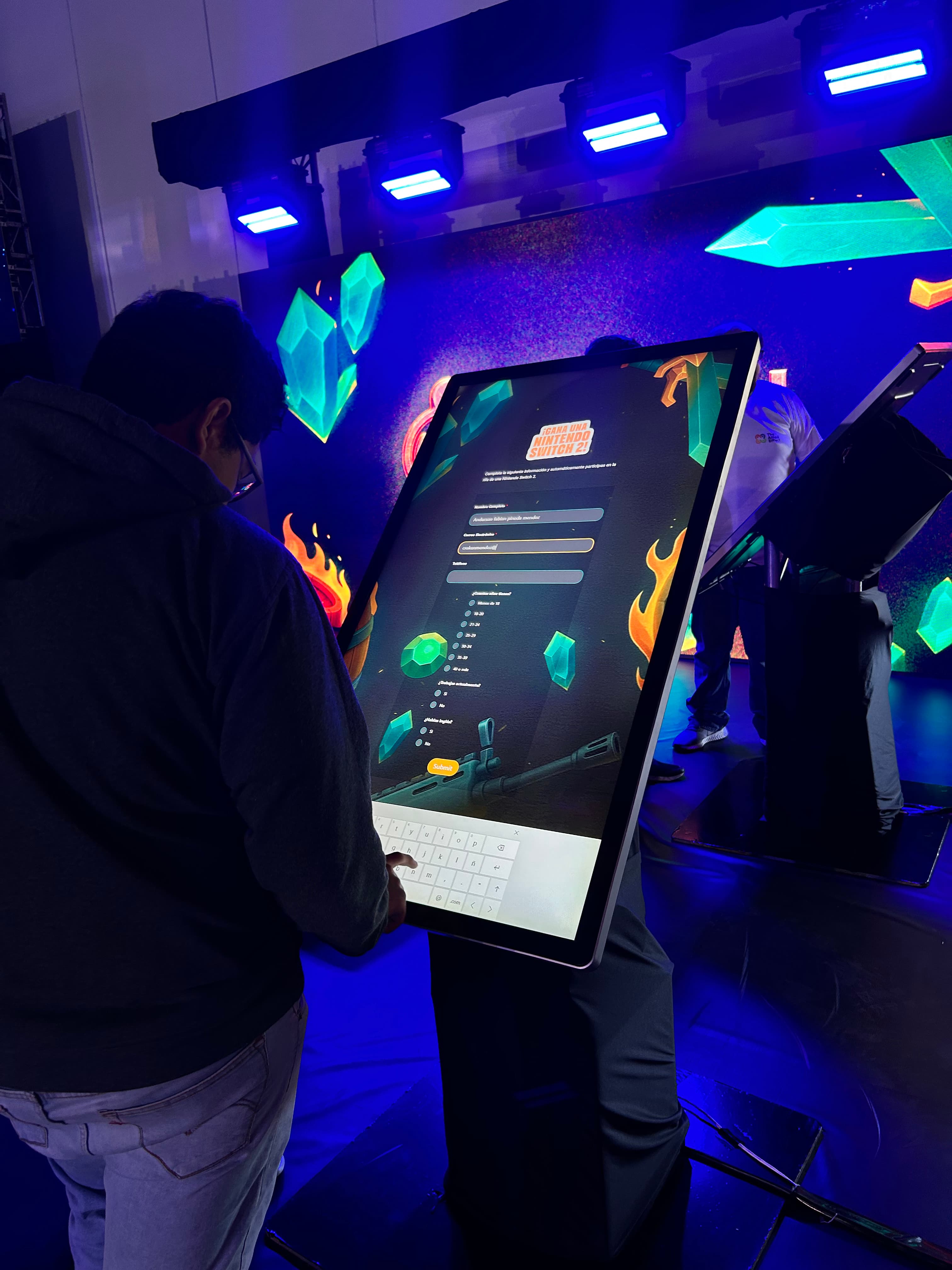 Plataforma Interactiva – Festival Gamer Guatemala